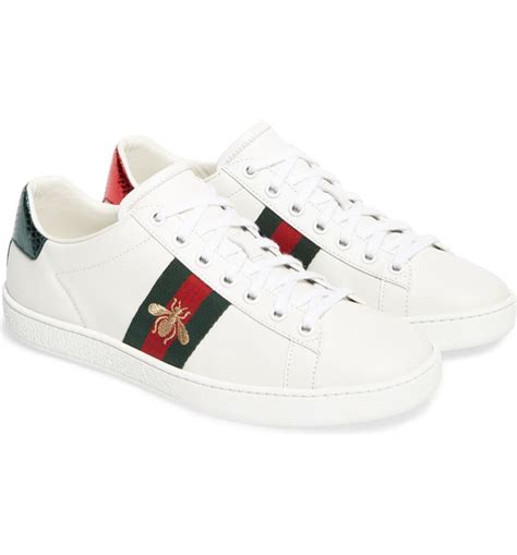 gucci new ace sneakers cheap|gucci ace embellished leather sneakers.